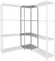 Стеллаж металлический угловой Титан МС 2500x800x600/7